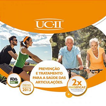 Colágeno Uc II 40mg + Ácido Hialurônico 10mg
