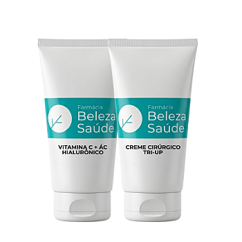Kit Firmeza da Pele : Vitamina C + Ác Hialurônico + Tri Up