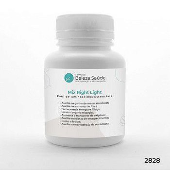 Mix Right Light - Pool De Aminoácidos Essenciais