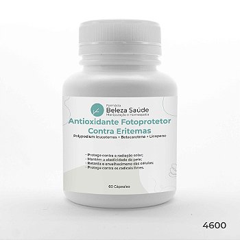 Antioxidante Fotoprotetor Contra Eritemas