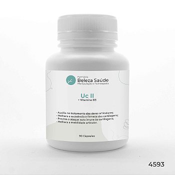 Uc II + Vitamina D3 Tratamento das Dores Articulares