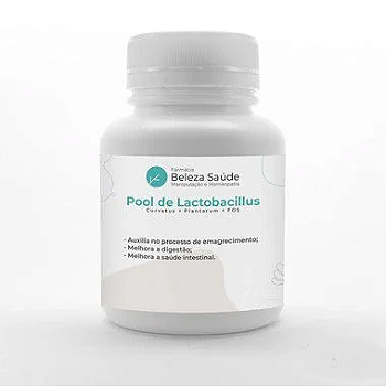 Probióticos para Digestão e Alívio Intestinal : Pool de Lactobacillus Curvatus + Plantarum + FOS