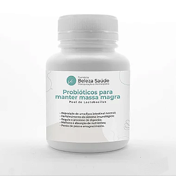 Probióticos para manter massa magra - Pool de Lactobacillus