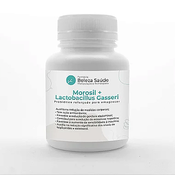 Morosil 500mg + Lactobacillus Gasseri 5 Bilhões UFC : Probiótico Reforçado para Emagrecer