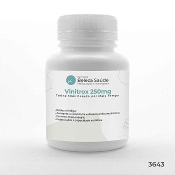 Vinitrox 250mg : Treine Mais Pesado por Mais Tempo
