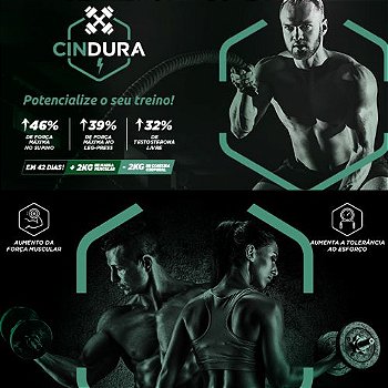 Cindura 800mg - Ganho de Massa, Força e Resistência