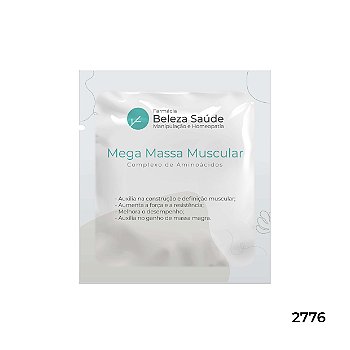 Mega Massa Muscular : Complexo de Aminoácidos - Ganho, Definição, Potência