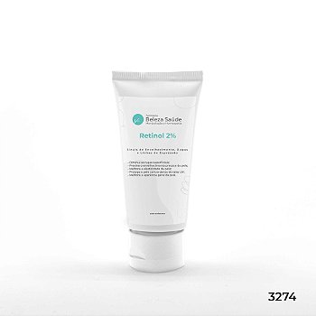 Retinol 2% -  Sérum : Sinais de Envelhecimento, Rugas e Linhas de Expressão