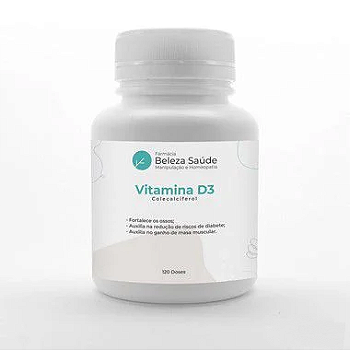 Vitamina D3 50.000ui - 120 cápsulas