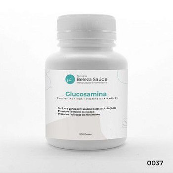 Mais Forte que Osteo Bi-flex ( Glucosamina + Condroitina + Msm + Vitamina D3 + 4 Ativos ) : Artrite, Artrose e Dores - 180 Cápsulas