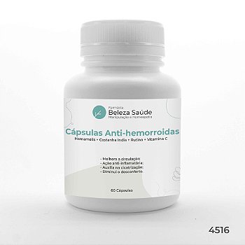 Cápsulas Anti-hemorroidas : 60 Cápsulas