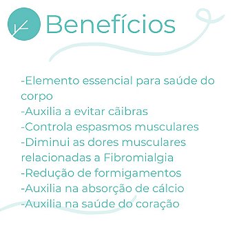 Magnésio Dimalato 550mg  -  Saúde Corporal - 260 doses