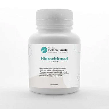 Hidroxitirosol 300mg Trata Manchas Faciais - 120 doses