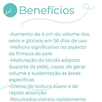 Commipheroline 2% + Adifyline 4% - Firmeza Seios e Glúteos - 100g