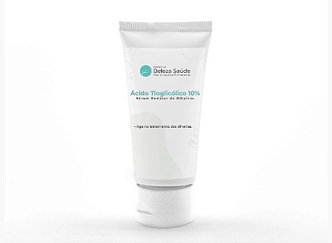 Ácido Tioglicólico 10% Sérum Redutor De Olheiras - 20ml