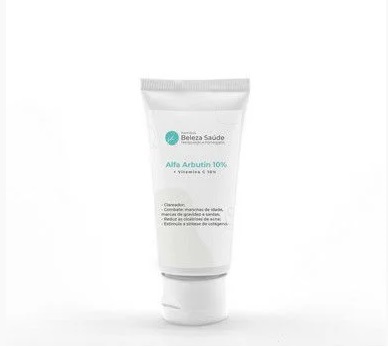 Alfa Arbutin 10% + Vitamina C 10% - Creme para Manchas - 90g