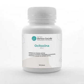 Ocitocina 20ui : Hormônio do Amor e da Convivência Social - 130 doses