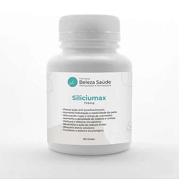 Siliciumax 150mg : Silício Orgânico - 120 doses