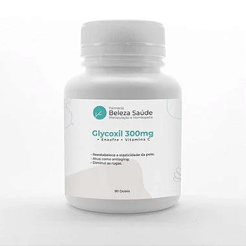 Glycoxil 300mg Diminui as Rugas - 90 doses