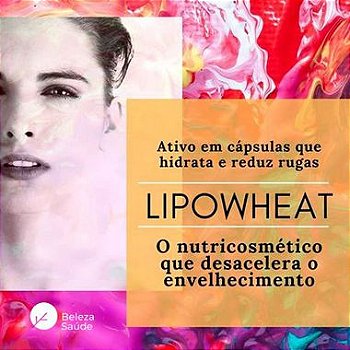 Lipowheat 350mg - Hidrata e Reduz as Rugas - 90 doses