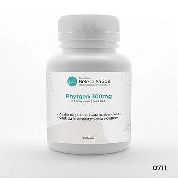 Phytgen 300mg - Ativo Autêntico Termo Emagrecedor - 45 doses