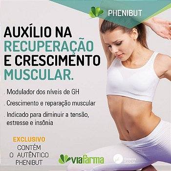 Phenibut 400mg : Diminui Tensão, Stress, Ansiedade, Insônia
