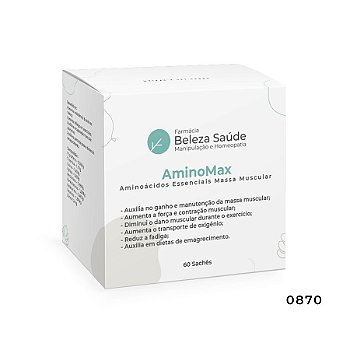 AminoMax - Aminoácidos Essenciais Massa Muscular - 60 sachês