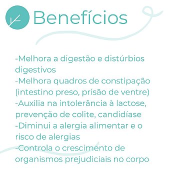 Probióticos para Digestão e Alívio Intestinal : Pool de Lactobacillus Curvatus + Plantarum + FOS - 120 doses