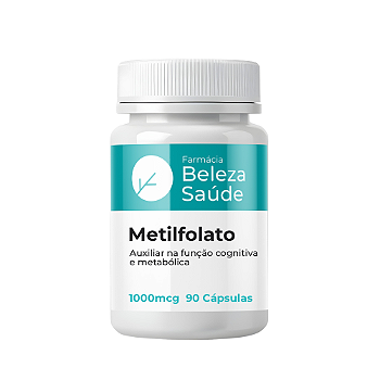 Metilfolato 1000mcg ( Vitamina B9 ) 90 Cápsulas