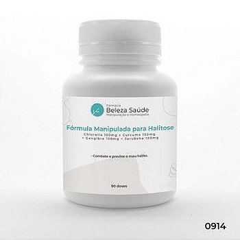 Fórmula Manipulada para Mau Hálito Halitose Bafo - 90 doses