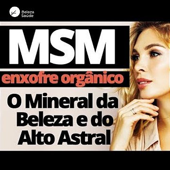 Msm 500mg : Enxofre Orgânico 120 Cápsulas