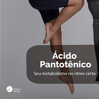 Vitamina B5 ( Ácido Pantotênico ) 300mg : 180 Cápsulas