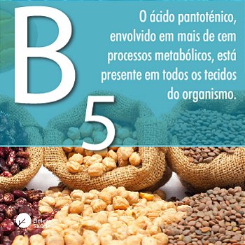 Vitamina B5 ( Ácido Pantotênico ) 500mg : 120 Cápsulas