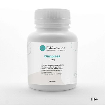 Dimpless 40mg - Ativo para Tratamento da Celulite - 60 doses