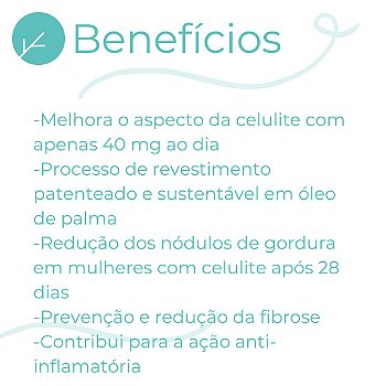 Dimpless 40mg - Ativo para Tratamento da Celulite - 90 doses