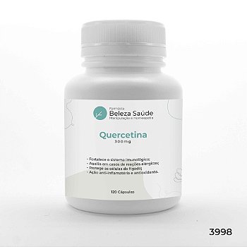 Quercetina 300mg : 120 Cápsulas
