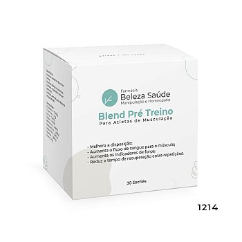 Blend Pré Treino para Atletas de Musculação - 30 doses