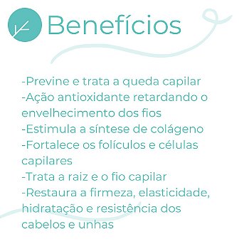 Ácido Silícico + Biotina + 2 Ativos - Trata Queda de Cabelos - 120 doses
