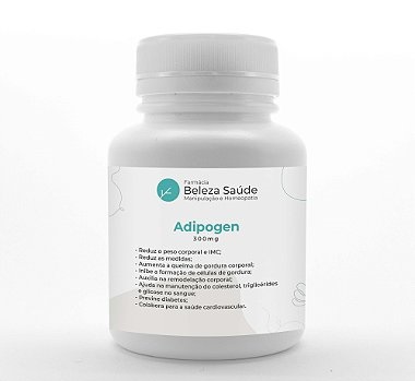 Adipogen 300mg - Diminui o níveis de triglicerideos - 90 doses