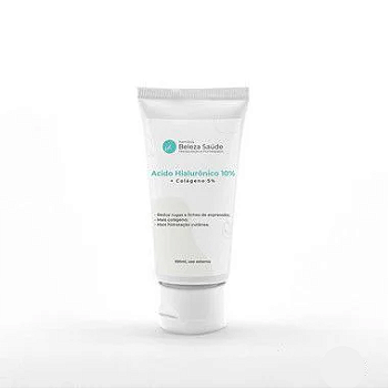 Acido Hialurônico 10% + Colágeno 5% Redução de Rugas - 100g