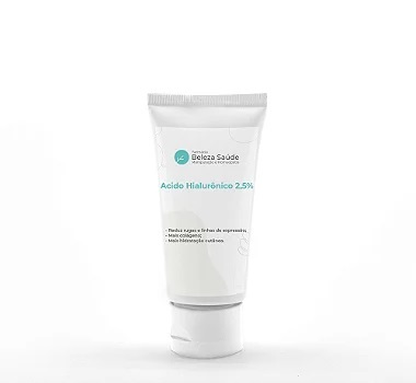 Acido Hialurônico 2,5% Rugas Linhas de Expressão - 100g