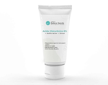 Acido Hialurônico + Raffermine + Dmae - Creme Lifting Facial - 50g