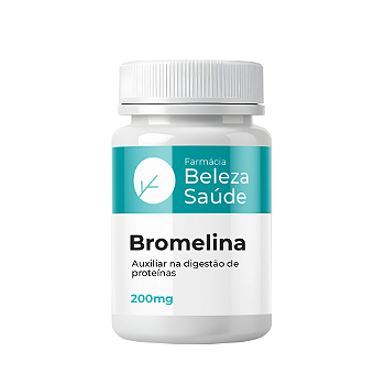 Bromelina 200mg Saúde do Sistema Digestivo - 200 doses