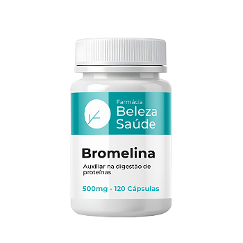 Bromelina 500mg Saúde do Sistema Digestivo - 120 doses