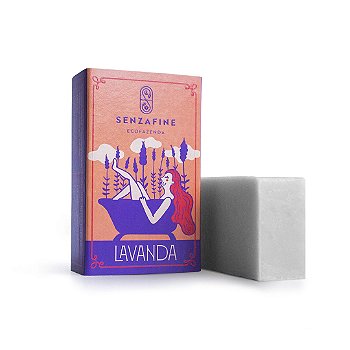 Sabonete Artesanal Natural de Lavanda - 100g