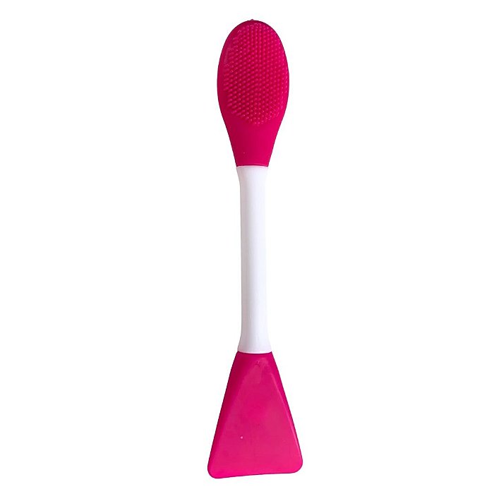 Espátula e Escova de Silicone para Limpeza Facial