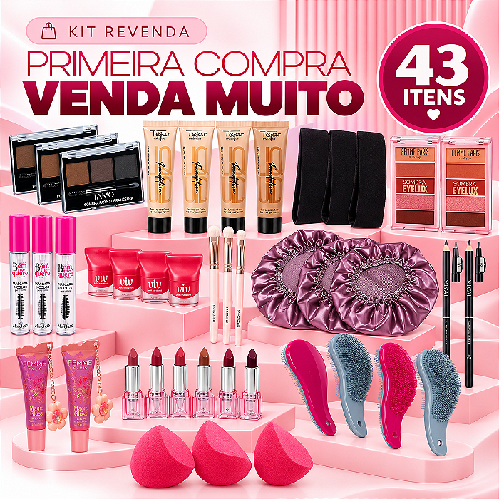 Kit Primeira Compra Venda Muito - 43 Itens