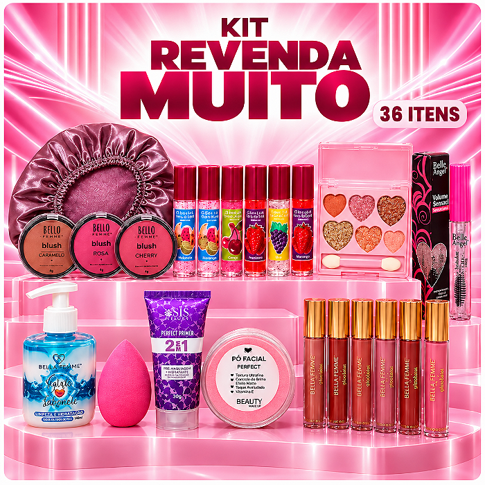 Kit Revenda MUITO - 36 Itens