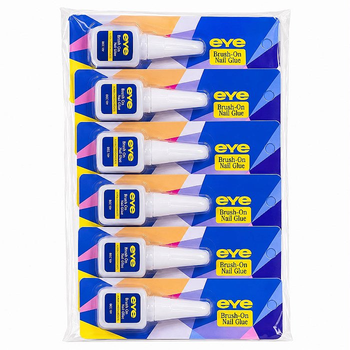 Cola para Unha Postiça EYE JS528- Pcte c/ 12 unid
