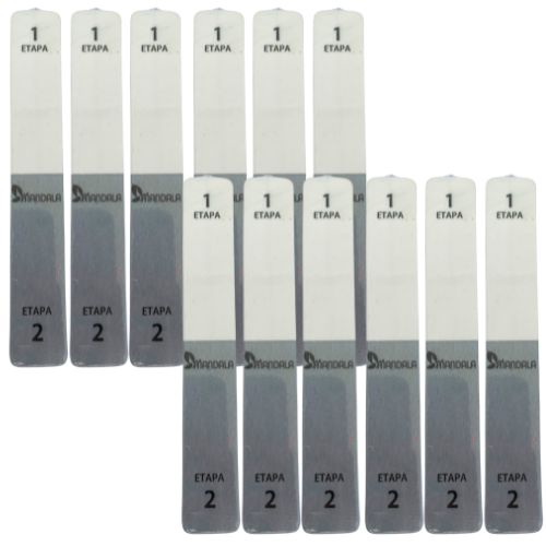 Lixa Polidora para Unhas 04 Etapas Mandala ML008 - Pcte c/ 12 unid